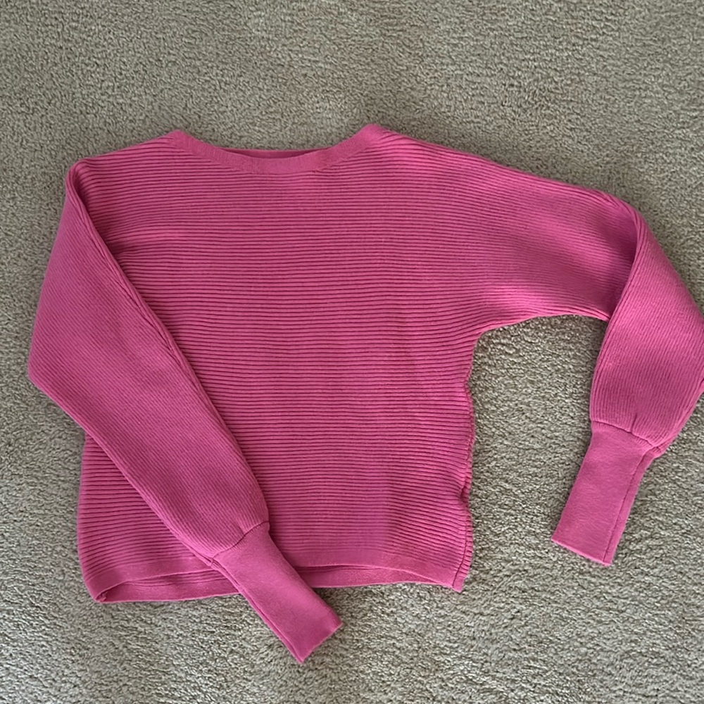 SHEIN… hot pink sweater… SMALL.